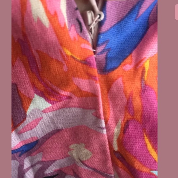 Nanette Lepore Gorgeous Floral Dress Size 8 ruched - Picture 8 of 8